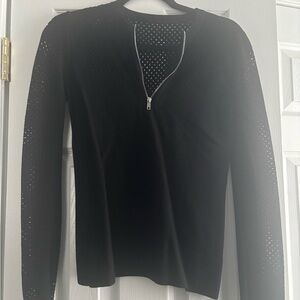 Bailey 44 Black V-Neck Sweater